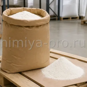 Белый порошок стеароил-2-лактилата натрия E481 в мешке 25 кг для хлебопекарной промышленности и улучшения теста