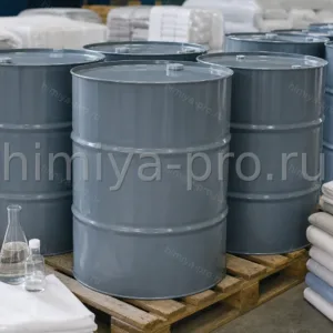 Перхлорэтилен марки ПКХ — бесцветный растворитель для химчистки в стальных бочках 200–330 кг на складе