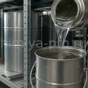 Бесцветное силиконовое масло ПДМС 1000 сСт в канистрах — высоковязкая жидкость для приборов и демпферов