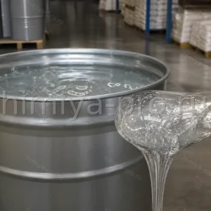 Сверхвязкая бесцветная жидкость ПМС-60000 в бочке, PDMS 60000 сСт для экстремальных демпферов и паст