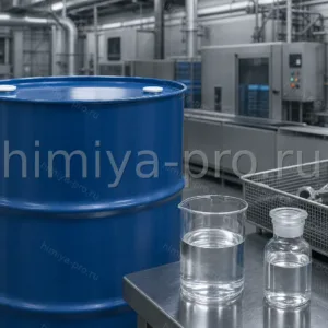 Перхлорэтилен ПХЭ в герметичной стальной бочке: растворитель сухой химчистки и обезжиривания металла