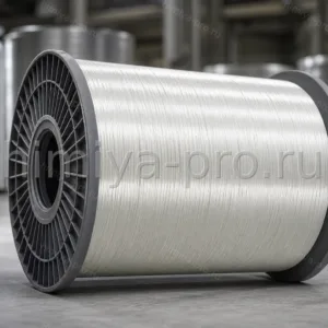 Бобина химостойкого стеклоровинга E6DR24-2400-386T из E6-стекла 2400 текс для намотки и пултрузии в агрессивных средах