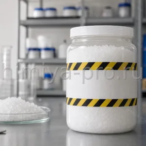 Бесцветные кристаллы азотнокислого свинца Pb(NO₃)₂ CAS 10099-74-8 для аналитики и органического синтеза