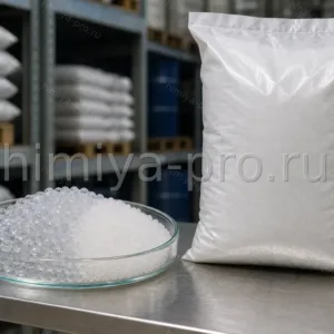 Прозрачные и матовые гранулы силикагеля SiO2 в мешке — адсорбционный осушитель для газов и воздуха