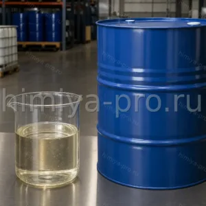 Вязкая жидкость тетраэтаноламина в бочке и пробирке — реагент для газопромывки и ингибирования коррозии