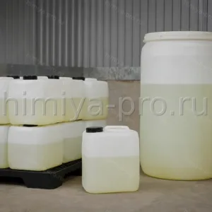 Раствор тиосульфата калия 50% в канистрах и бочке — реагент для дехлорирования воды и гальванических ванн