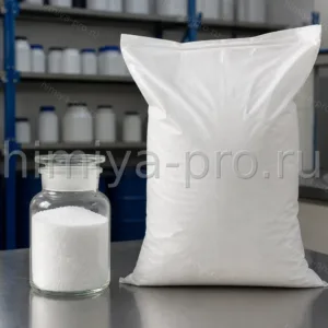 Белый порошок кристаллического тринатрийфосфата 12-водного Na3PO4·12H2O для аналитической химии и моющих ванн
