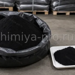 Железоокисный пигмент Блэк 318 Fe3O4: насыщенный чёрный порошок в мешке для окраски материалов