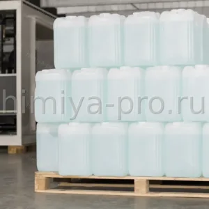 Прозрачный теплоноситель на основе этиленгликоля 70% в канистрах на паллете, антифриз для контуров
