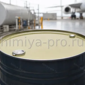 Прозрачный авиационный керосин ТС-1 в металлической бочке 200 л — топливо для газотурбинных двигателей