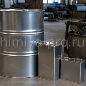 Восстановленный очищенный керосин в канистрах и бочках: прозрачная жидкость для обезжиривания металла и промывки деталей