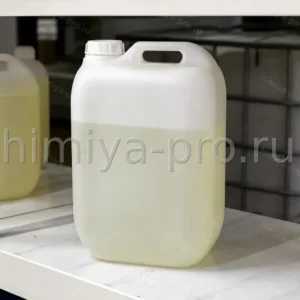 Водный раствор серной кислоты 44% в полиэтиленовой канистре для травления металлов и корректировки pH водоподготовки