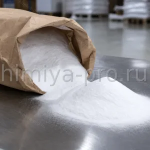 Белый порошок Degalan LP 64/12 в бумажном мешке; акриловая смола для покрытий, лаков и пластмасс на складе химии