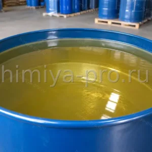 Прозрачная алкидная смола в смеси органических растворителей в бочке — готовое связующее для производства эмалей