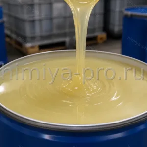 Светло-жёлтая жидкость алкилполигликозида C6 гексилглюкозида в бочке — гидротроп для щелочных концентратов CAS 54549-24-5