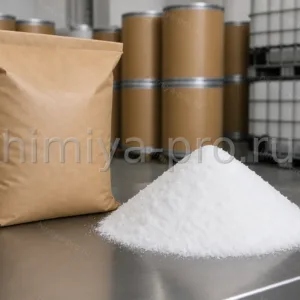 Белый кристаллический порошок аскорбата натрия E301 в food-grade мешке, пищевая добавка CAS 134-03-2