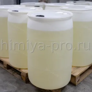 Раствор бисульфита аммония 70% в пластиковых бочках 270 л на складе — восстановитель и кислородопоглотитель для промышленности