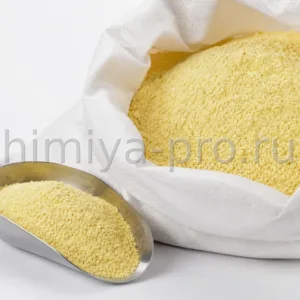 FLOTTER-01 бутиловый ксантогенат калия 91% порошок — жёлто-зелёные гранулы собирателя в лопате и мешке