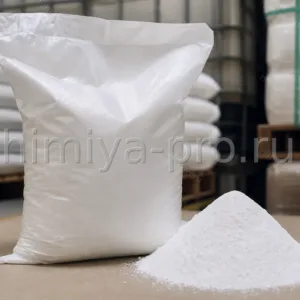 Белый порошок окисленного полиэтиленового воска OPE WAX PL-316 в мешке для промышленных смазок и полировок