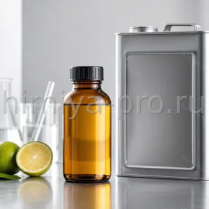 Слабо жёлтая жидkость γ-терpinena 98% v kanistre — terpenovoe syre dlya aromat. smesey i bytovoy himii, CAS 99-85-4