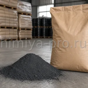 Графит марки ГЛ-1 CAS 7782-42-5 — серый до чёрного порошок в мешке на складе смазочных материалов и наполнителей