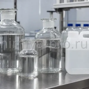 Прозрачная жидкость 2-ДМАЭ в лабораторной таре, реактив химически чистый для синтеза, CAS 108-01-0
