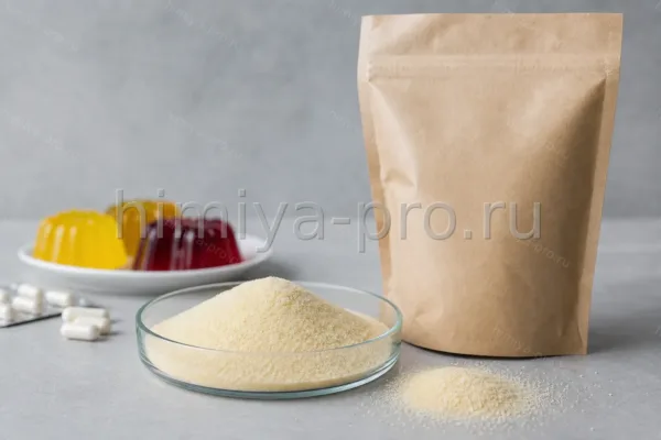 ЖЕЛАТИН ПИЩЕВОЙ ГОВЯЖИЙ, CAS 9000-70-8, порошок