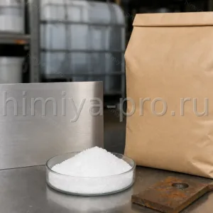Белый кристаллический порошок щавелевой кислоты дигидрата (CAS 6153-56-6) в мешке для травления металла
