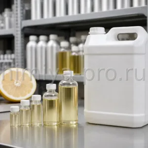 Эфирное масло белого грейпфрута во флаконах и канистре на складе эфирных масел цитрусовых для парфюмерии, CAS 8016-20-4