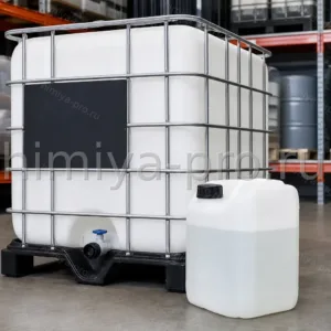 Прозрачный водный раствор метансульфоновой кислоты 70 % в канистре для гальваники и катализа