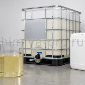 Светло-жёлтая вязкая молочная кислота E270 в IBC-контейнере и канистре для регуляции кислотности продуктов