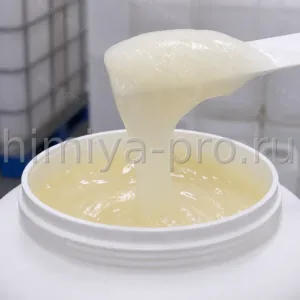 Беловатая паста лауретсульфата натрия SLES-270 в канистре — 70% концентрат анионного ПАВ для шампуней, CAS 68585-34-2