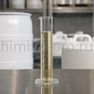 Вязкая прозрачная жидкость оксида кокамидопропиламина TEQNON CMO 65 в бочке — амфотерный ПАВ для шампуней и пен