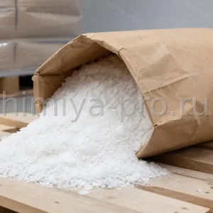 Белые хлопья поливинилового спирта PVA CAS 9002-89-5 в мешке 25 кг — водорастворимый полимер для клеёв и шлихты