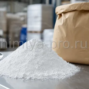 Белый мелкий порошок сульфата бария BaSO4 для буровых растворов, пигментов и рентгеноконтрастных сред