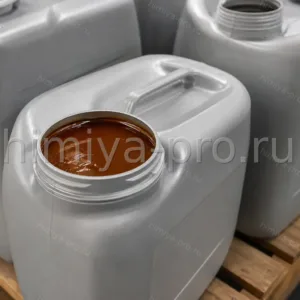 Вязкая янтарная жидкость концентрата токоферолов Tocoblend L70 IP в канистре, антиокислитель для жиров и масел