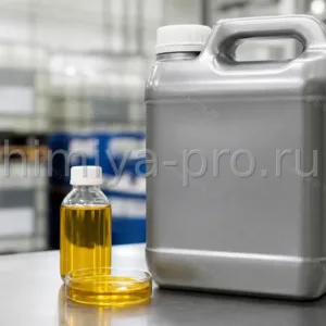 Жёлто-янтарная маслянистая жидкость смеси токоферолов Tocoblend SD 30 IP в канистре для пищевых рецептур