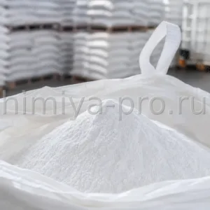 Рассыпчатый белый порошок триполифосфата натрия Na₅P₃O₁₀ в мешке 25 кг для точного дозирования в рецептурах
