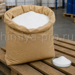 Белый кристаллический порошок сульфата цинка 99,98% в промышленном мешке 25 кг для микроудобрений и гальваники
