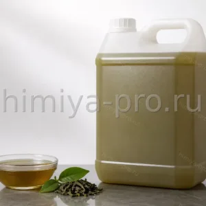 Янтарный водный экстракт листьев чая в промышленной канистре — антиоксидантный актив для антивозрастных сывороток и тоников