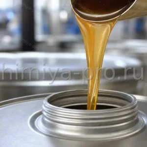 Вязкое эфирное масло гурьюнского бальзама в промышленной канистре, древесно-бальзамический фиксатор