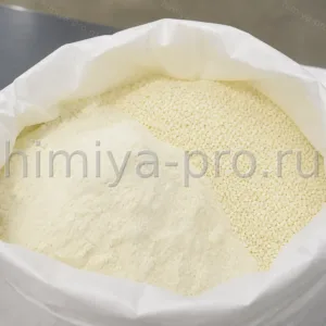 Белые кристаллы антиоксиданта BHT агидол-1 в мешке как стабилизатор для полимеров и резиновых смесей