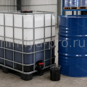 Тёмная вязкая сульфокислота в бочке 220 л и IBC, сырьё для синтетических моющих средств и жидких ПАВ