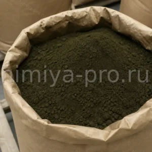 Оксид марганца 61 % CAS 1344-43-0 — зелёно-коричневый порошок в мешке на поддоне, кормовая добавка