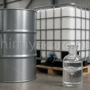 Бесцветная вязкая жидкость дипропиленгликоля в бочке 200 кг и IBC на складе, смесь изомеров для растворителей и УФ-лаков