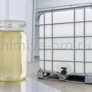 Светло-жёлтый сиропообразный раствор лактата натрия 60% в IBC — пищевая добавка E325 для мясных изделий