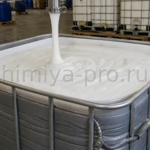 Вязкая паста лауретсульфата натрия 70 % в IBC-контейнере на промышленном складе, концентрированный SLES CAS 68585-34-2