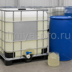 Бесцветная вязкая паста лауретсульфата натрия 70 % в IBC и бочке на складе, стандартный SLES CAS 68585-34-2