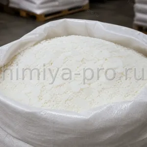 Белые воскообразные хлопья лаурилмиристилового спирта C12–C14 в мешке на паллете, жирный спирт CAS 80206-82-2