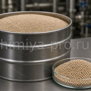 Бежевые гранулы молекулярного сита 3A в бочке для осушки газов и растворителей, адсорбент цеолит оптом